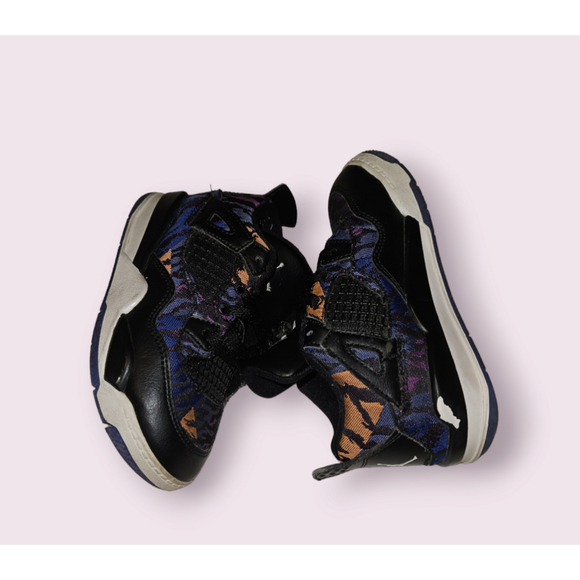 Jordan Retro 4 SE Rush Violet (BQ9041 005) Boys size 10 - Picture 7 of 13